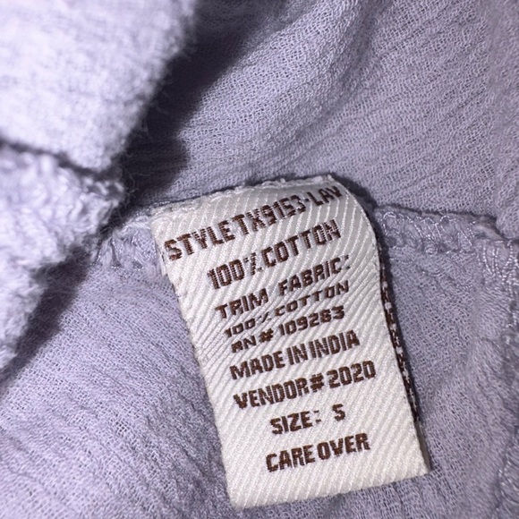 White Cabana Layered Lavender Eyelet Skirt - Picture 5 of 14